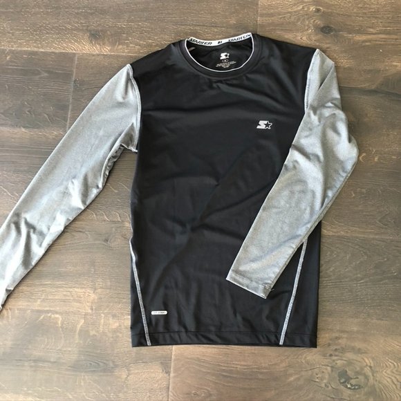 Mens Starter Long Sleeved Drifit Tee 